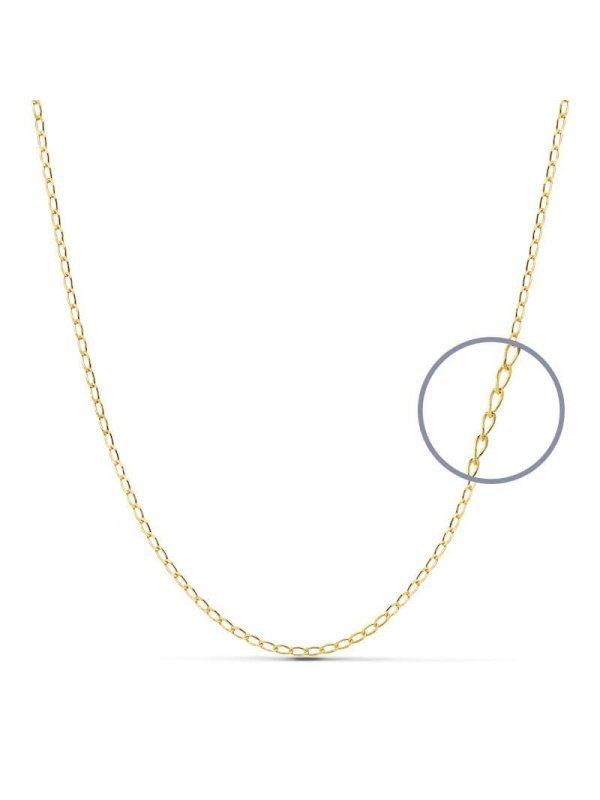18K CADENA MACIZA BILBAO 60 CM 0.9 MM...