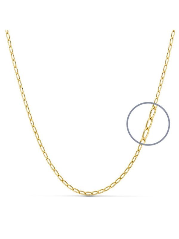 18K CADENA MACIZA BILBAO 45 CM 1.5 MM