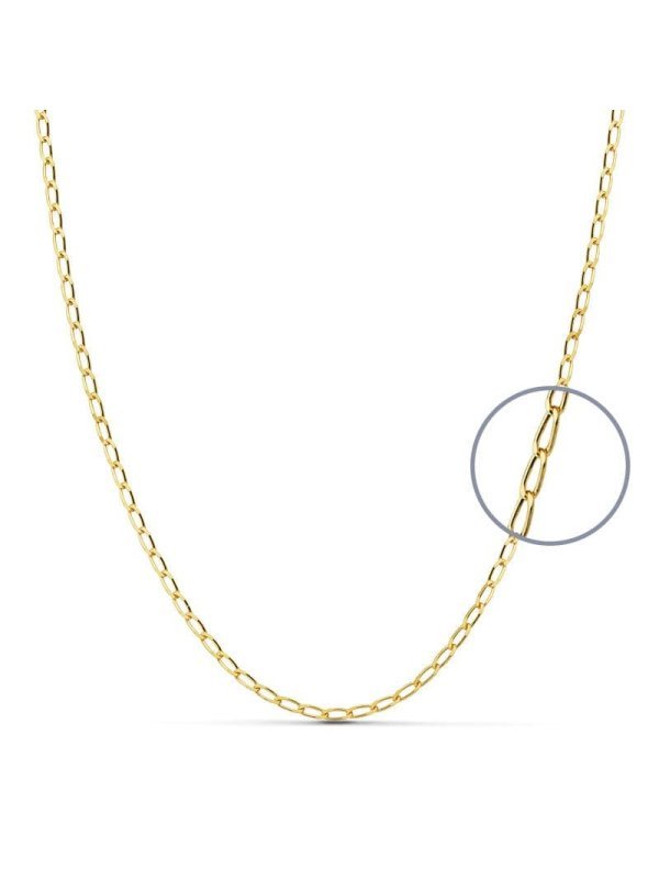 18K CADENA MACIZA BILBAO 60 CM 2 MM