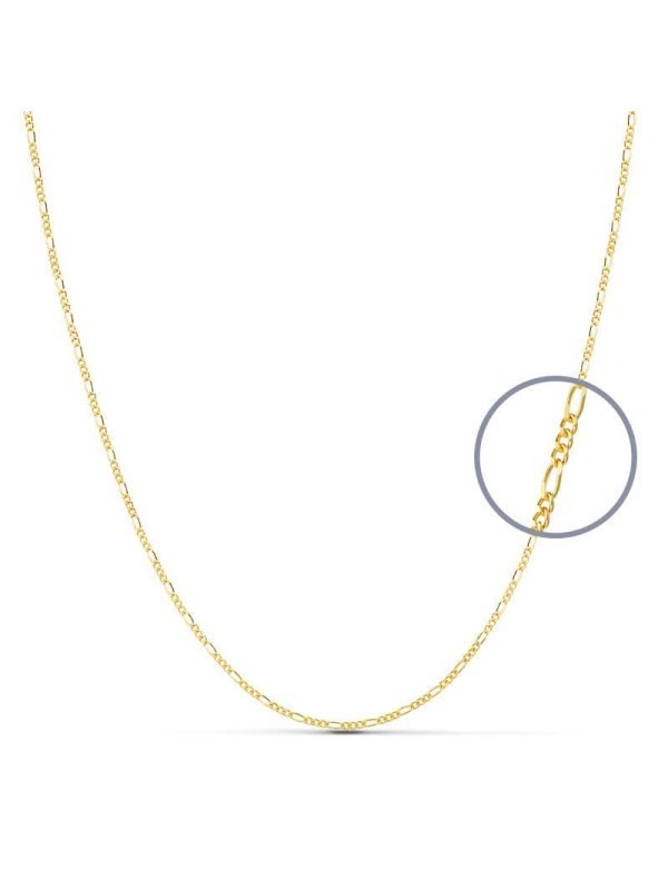 18K CADENA MACIZA CARTIER 60 CM 1 MM