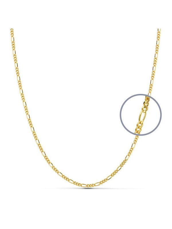 18K CADENA MACIZA CARTIER 40 CM 1.7 MM