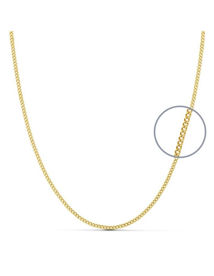 18K CADENA ORO AMARILLO MACIZA...