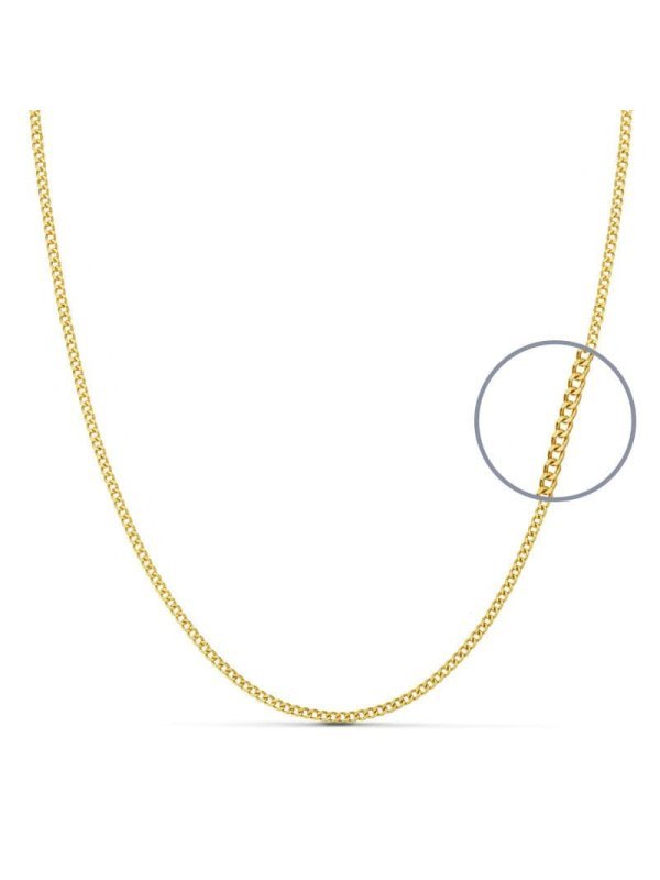 18K CADENA ORO AMARILLO MACIZA...