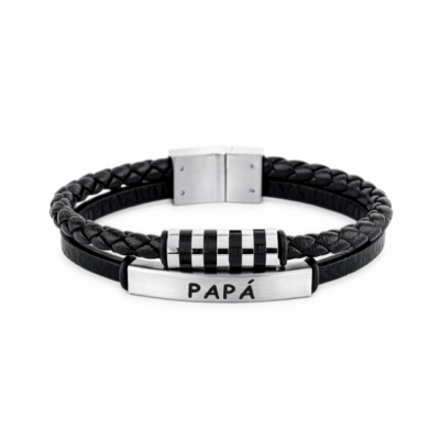 Pulsera de caballero acero...