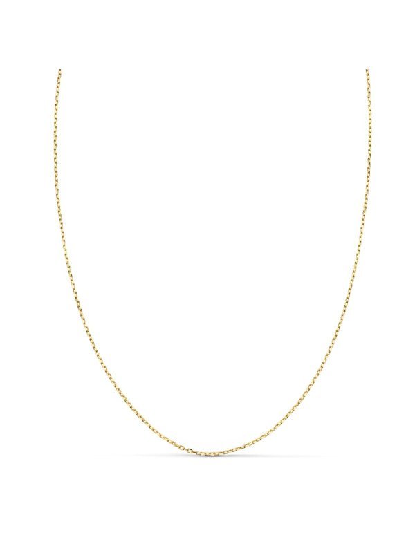 18K CADENA MACIZA FORZADA LARGO 60 CM...