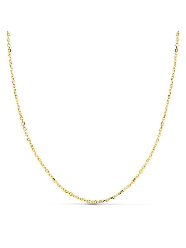 18K CADENA MACIZA FORZADA 60CM 1.2 MM