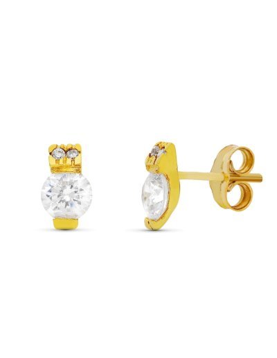 18K PENDIENTES ORO AMARILLO...