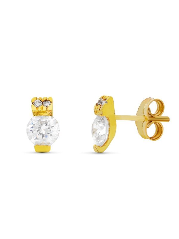18K PENDIENTES ORO AMARILLO...