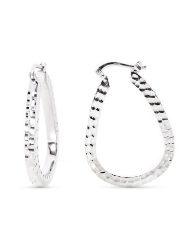18K AROS ORO BLANCO GOTA...
