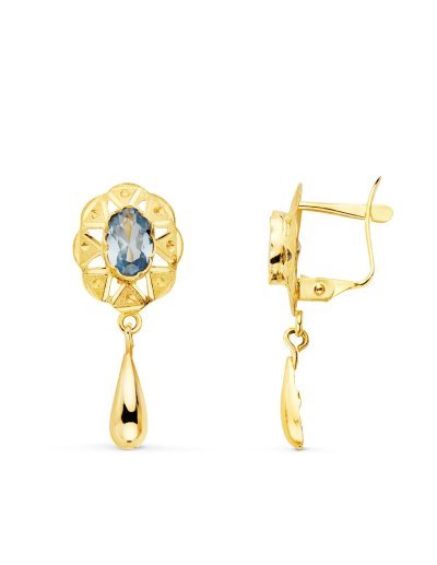 18K PENDIENTES ORO AMARILLO...
