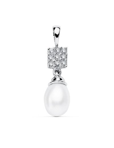 18K COLGANTE ORO BLANCO...