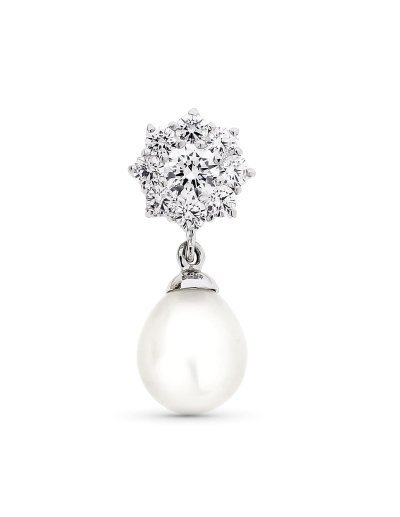 18K COLGANTE ORO BLANCO CON...