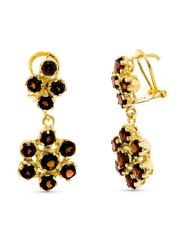 18K PENDIENTES ORO AMARILLO LARGOS...
