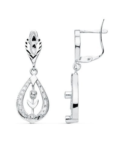 18K PENDIENTES CUBANAS ORO...