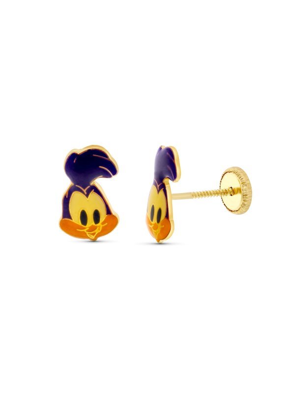 18K PENDIENTES ORO AMARILLO...
