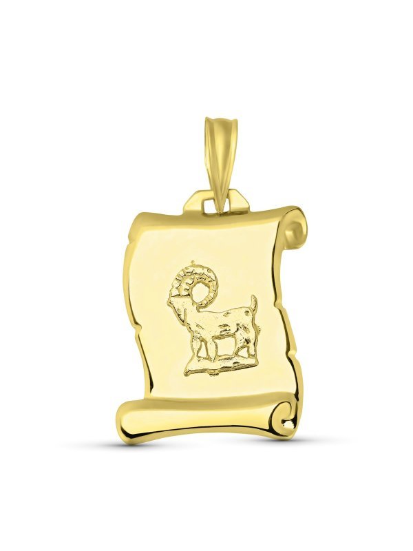 18K HOROSCOPO ARIES PERGAMINO