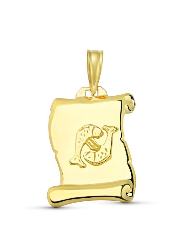18K HOROSCOPO PISCIS PERGAMINO