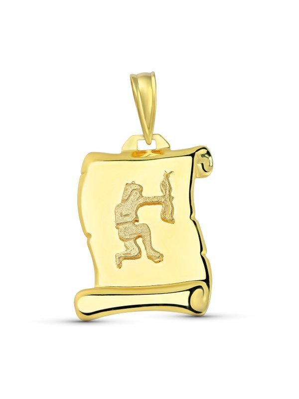 18K HOROSCOPO SAGITARIO PERGAMINO