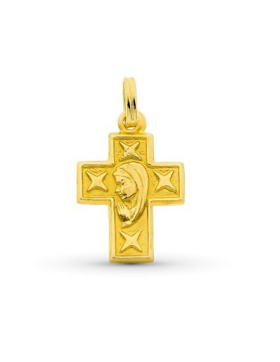 18K CRUZ ORO AMARILLO...