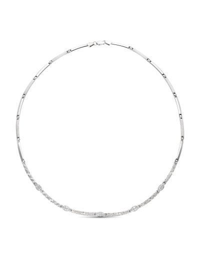 18K GARGANTILLA ORO BLANCO...