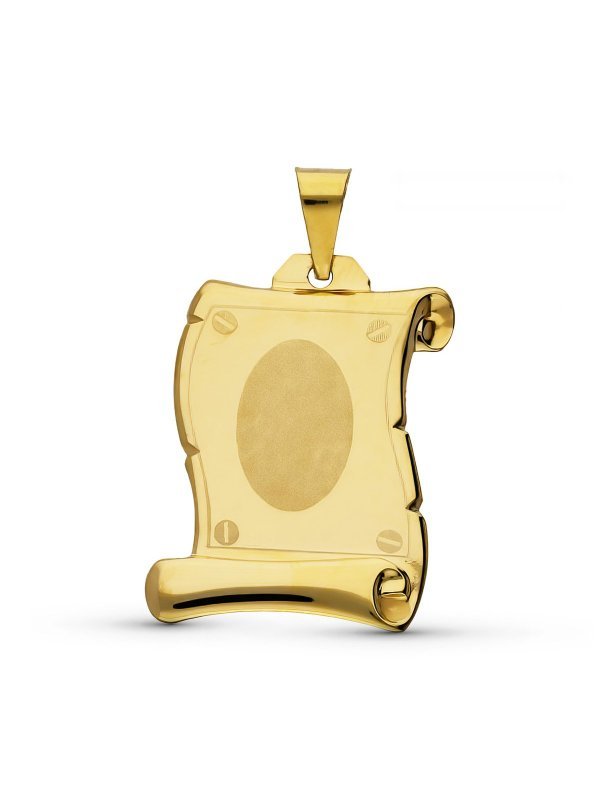18K CHAPA ORO AMARILLO PERGAMINO...