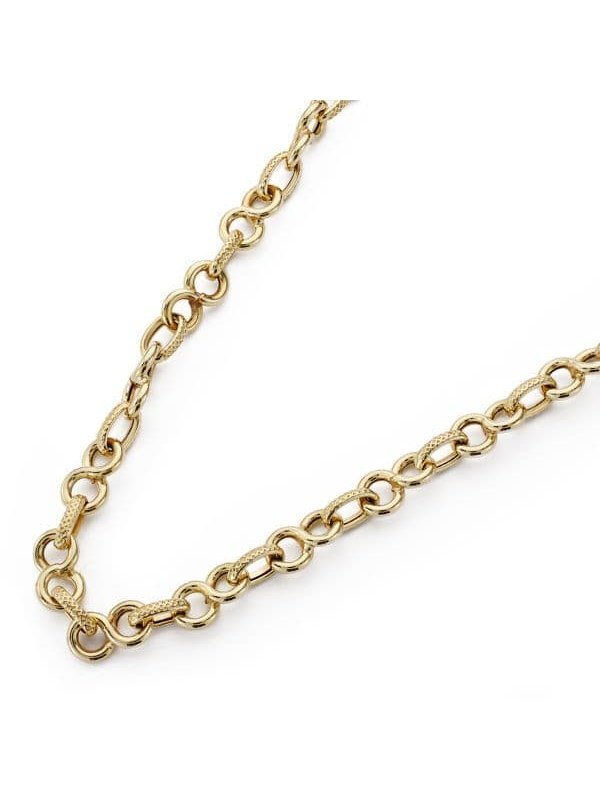 18K GARGANTILLA ESLABONES 45CM