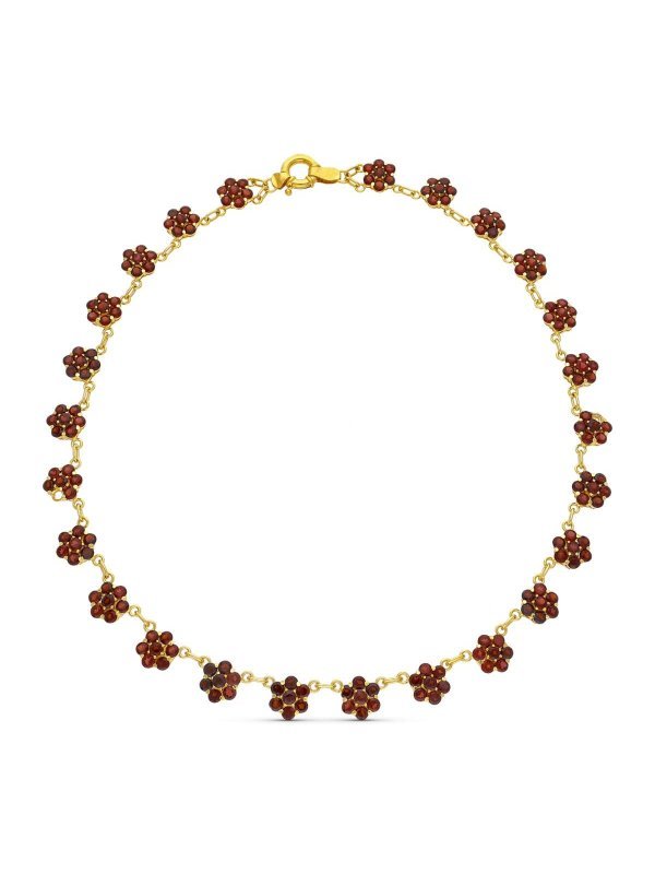 18K GARGANTILLA ORO AMARILLO CUAJOS...