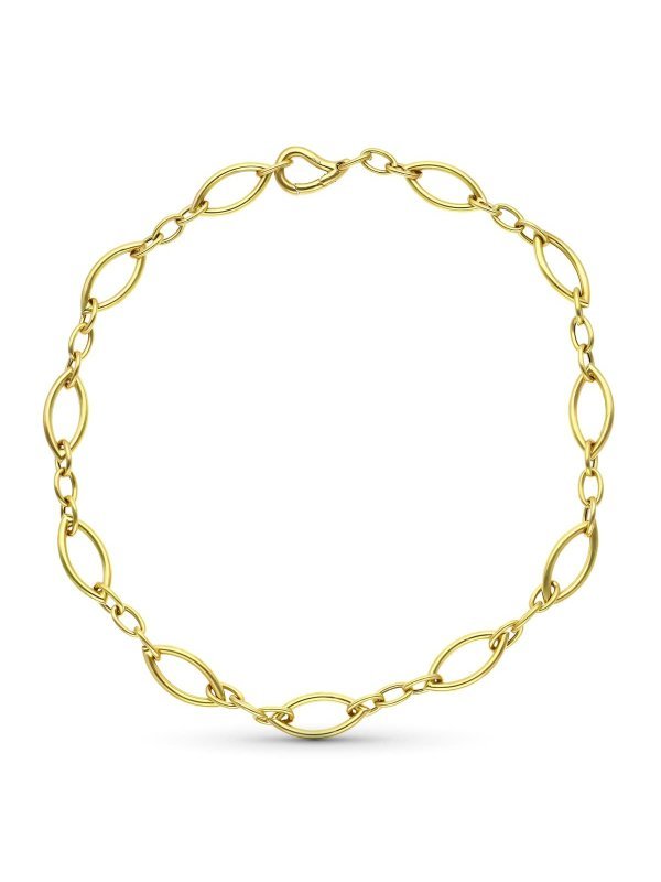 18K GARGANTILLA ORO AMARILLO ESLABON...