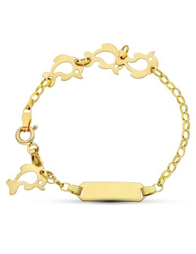 18K ESCLAVA ORO AMARILLO...