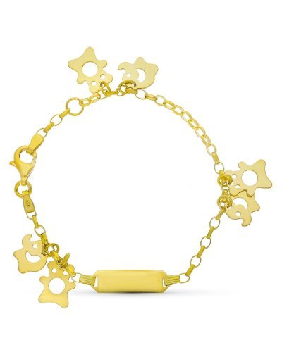 18K ESCLAVA ORO AMARILLO...