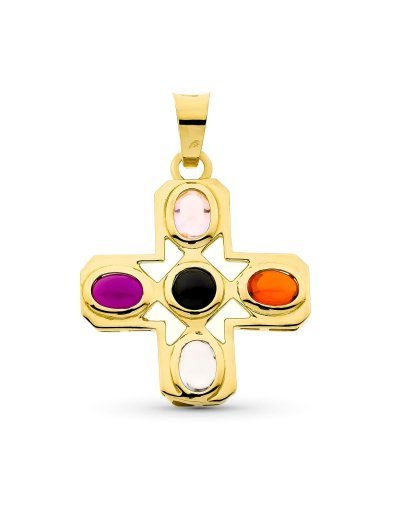 18K CRUZ ORO AMARILLO...