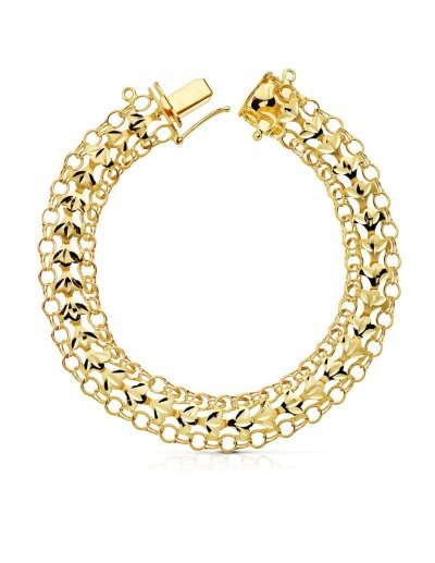 18K PULSERA PRINCESA 10 MM...