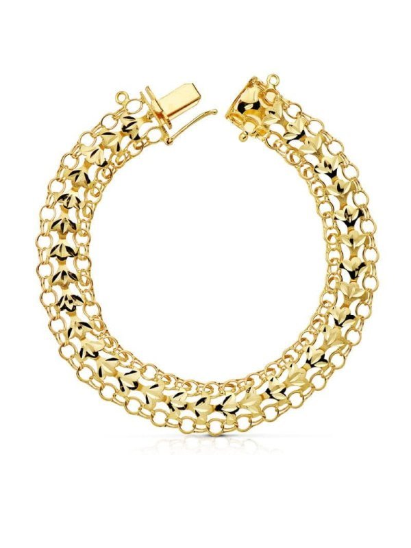 18K PULSERA PRINCESA 10 MM 20 CM...