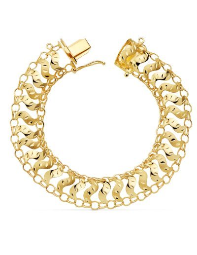 18K PULSERA PRINCESA 20.5...