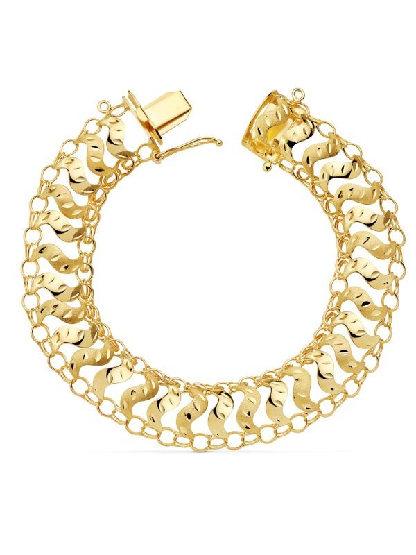 18K PULSERA PRINCESA 20.5 CM ANCHO 13...