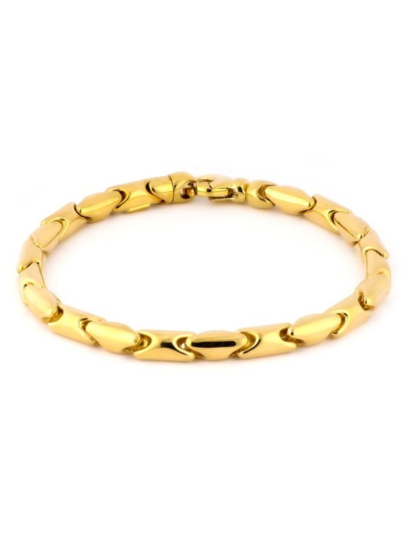 18K PULSERA ORO AMARILLO ESLABONES...