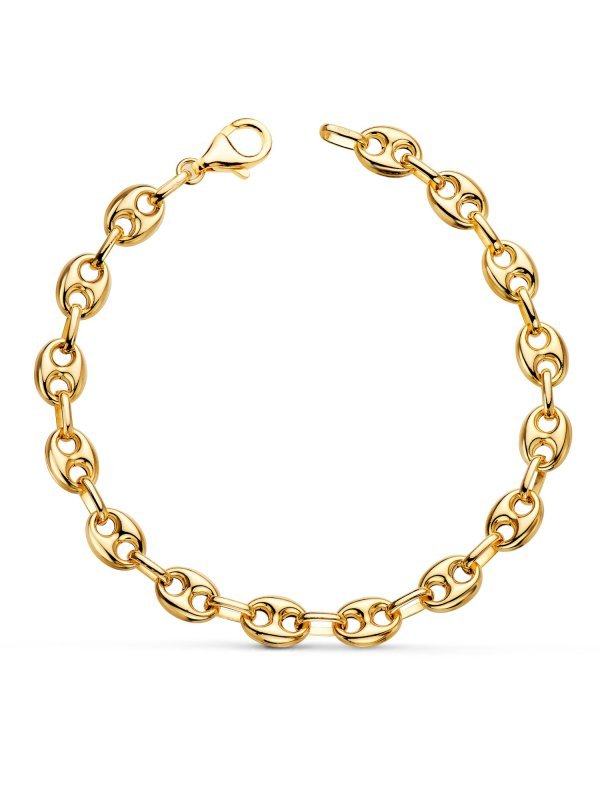 18K PULSERA ORO AMARILLO CALABROTE...