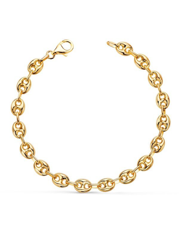 18K PULSERA ORO AMARILLO CALABROTE...