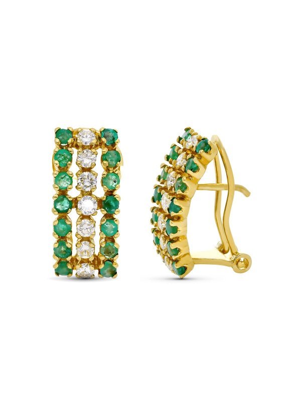 18K PENDIENTES ORO AMARILLO...