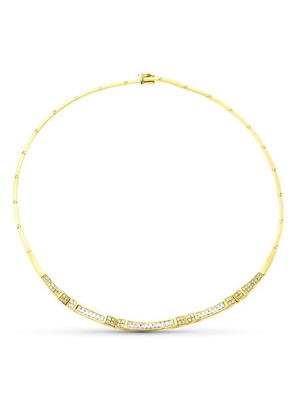 18K GARGANTILLA ORO AMARILLO Y...