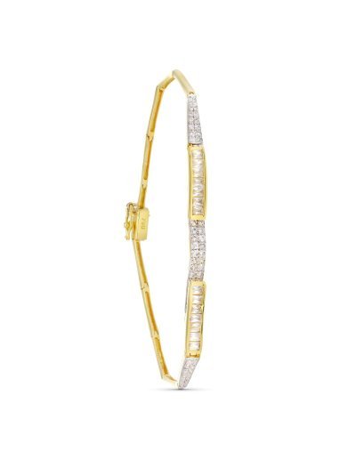18K PULSERA ORO BICOLOR CON...