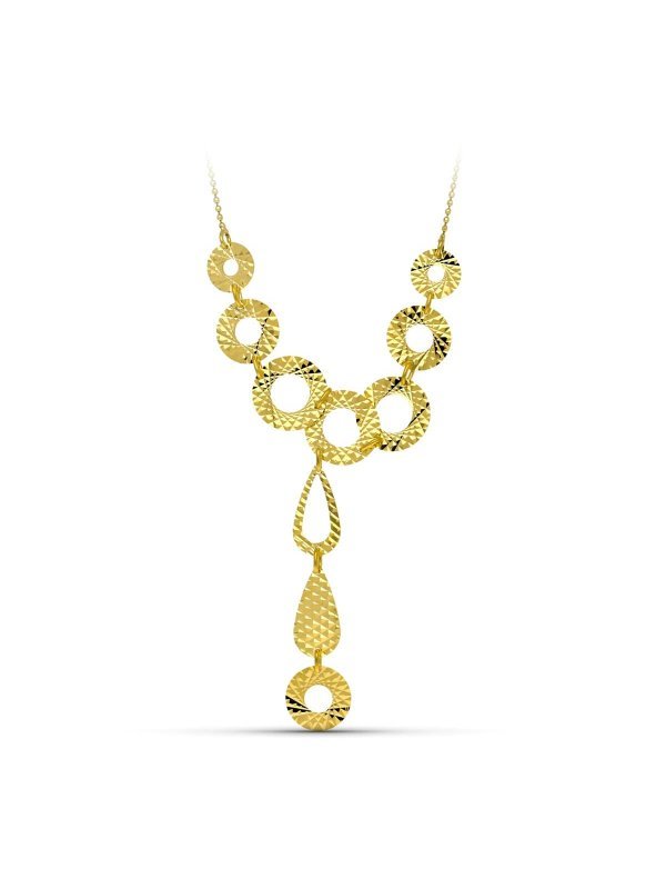 18K GARGANTILLA ORO AMARILLO MOTIVOS...