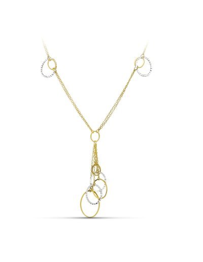 18K GARGANTILLA ORO BICOLOR...