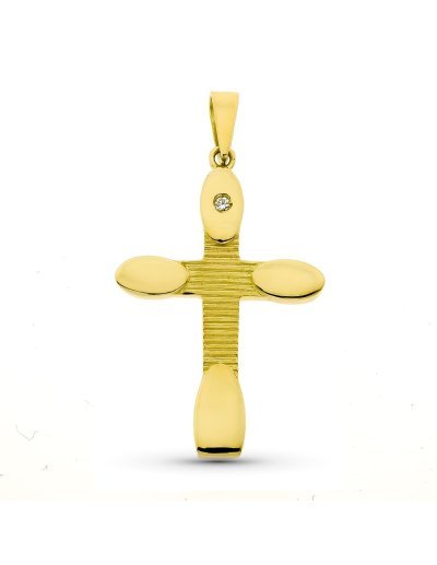 18K CRUZ ORO AMARILLO...