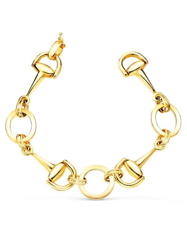 18K PULSERA ORO AMARILLO ARTICULADA...