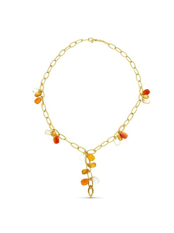 18K GARGANTILLA ORO AMARILLO PIEDRAS...