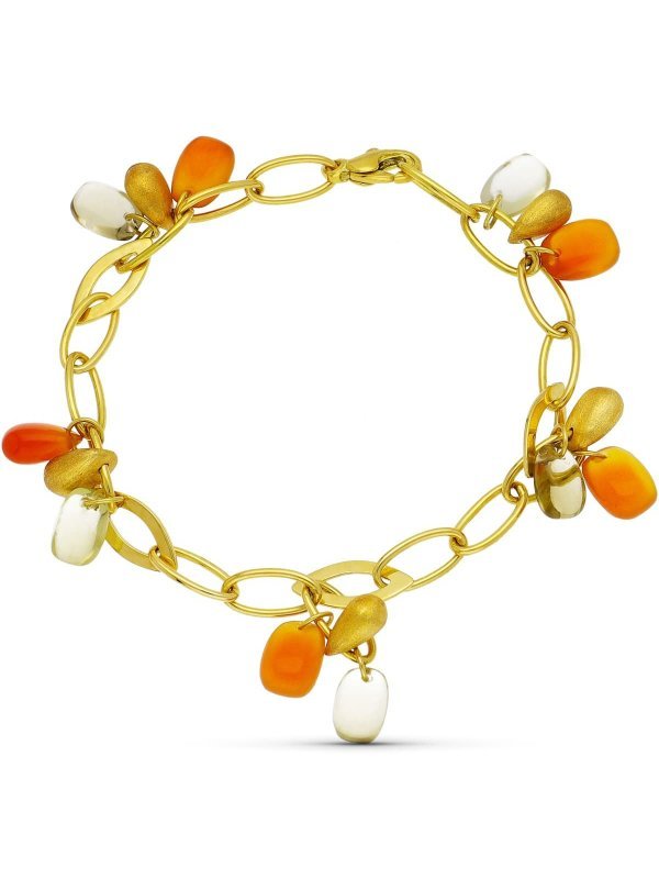 18K PULSERA ORO AMARILLO ESLABONES...