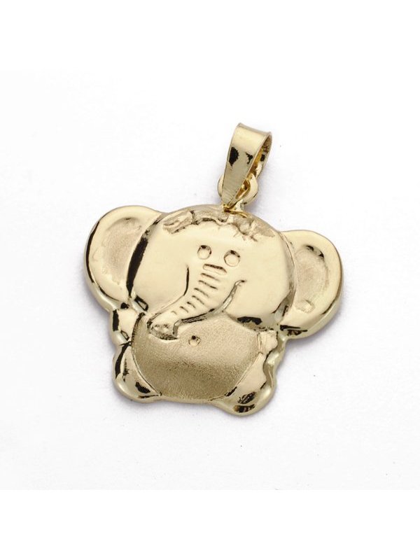 18K COLGANTE ELEFANTE. 19X19 MM