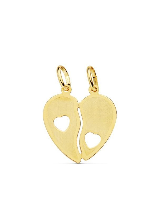 18K COLGANTE ORO AMARILLO CORAZON...