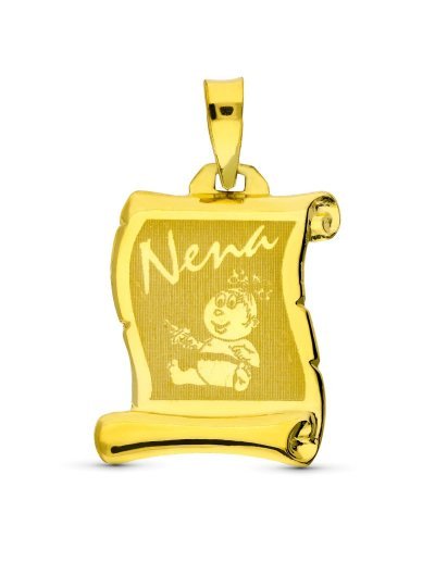 18K PERGAMINO ORO AMARILLO...